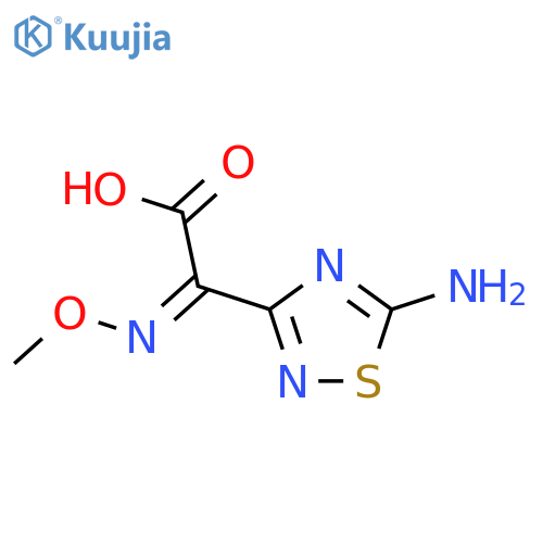2-(5-Amino-1,2,4-thiadiazol-3-yl)-2-(methoxyimino)acetic Acid structure