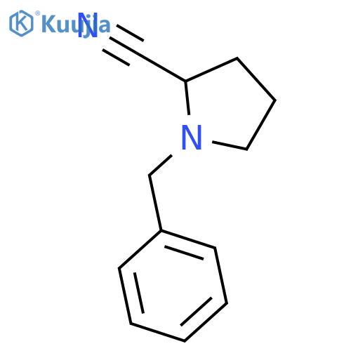 1-benzylpyrrolidine-2-carbonitrile structure