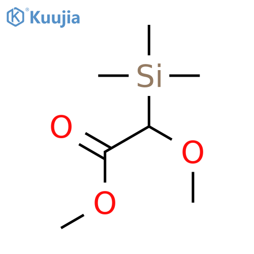 ACETIC ACID, METHOXY(TRIMETHYLSILYL)-, METHYL ESTER structure
