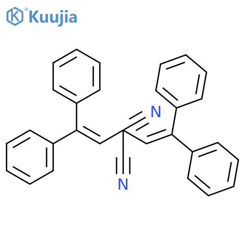 PROPANEDINITRILE, BIS(2,2-DIPHENYLETHENYL)- structure