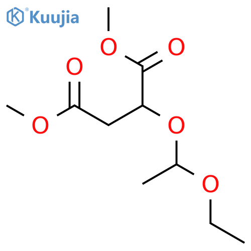 Dimethyl 2-(1-ethoxyethoxy)butanedioate structure