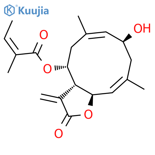 2α-Hydroxyeupatolide 8-O-angelate structure