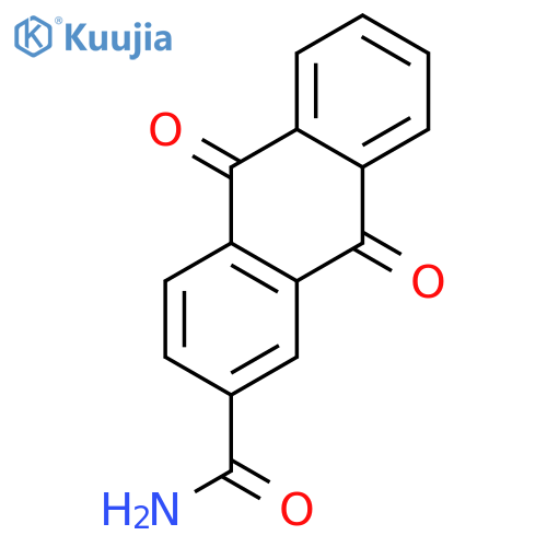 2-Anthracenecarboxamide, 9,10-dihydro-9,10-dioxo- structure