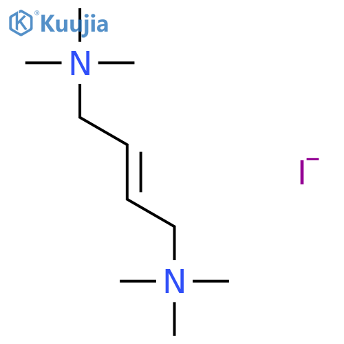 Trimethyl-[(e)-4-(trimethylazaniumyl)but-2-enyl]azanium;iodide structure
