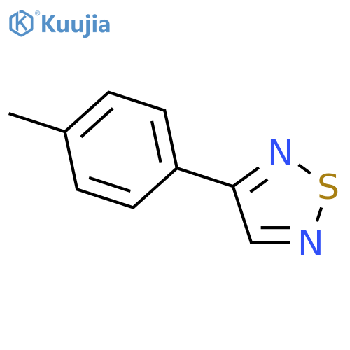 1,2,5-Thiadiazole, 3-(4-methylphenyl)- structure