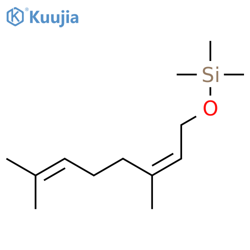 [(3,7-Dimethylocta-2,6-dien-1-yl)oxy](trimethyl)silane structure