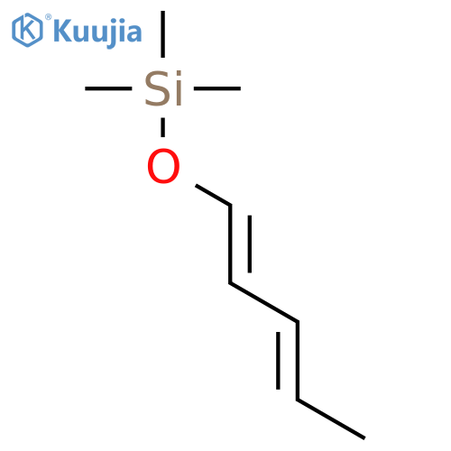Silane, trimethyl(1,3-pentadienyloxy)- structure