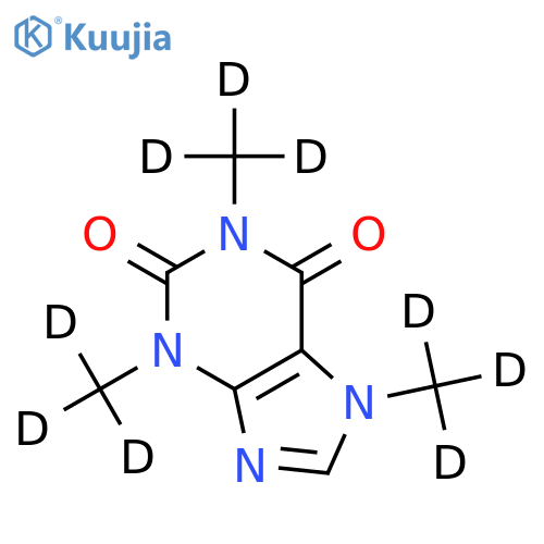 Caffeine-d9 structure