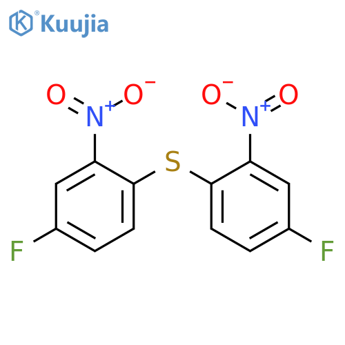 BENZENE, 1,1'-THIOBIS[4-FLUORO-2-NITRO- structure
