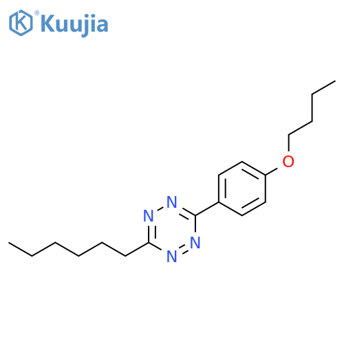 1,2,4,5-Tetrazine, 3-(4-butoxyphenyl)-6-hexyl- structure