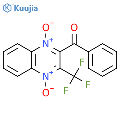 METHANONE, [1,4-DIOXIDO-3-(TRIFLUOROMETHYL)-2-QUINOXALINYL]PHENYL- structure