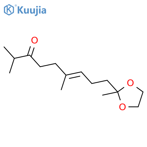 6-Nonen-3-one, 2,6-dimethyl-9-(2-methyl-1,3-dioxolan-2-yl)-, (E)- structure