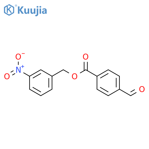 (3-nitrophenyl)methyl 4-formylbenzoate structure