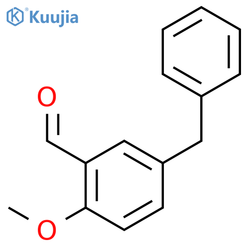 5-Benzyl-2-methoxybenzaldehyde structure