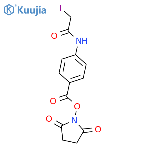 N-Succinimidyl (4-Iodoacetyl)aminobenzoate structure