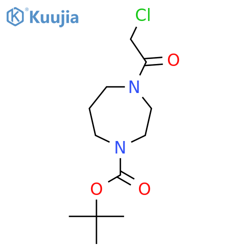 4-(2-Chloro-acetyl)-[1,4]diazepane-1-carboxylic acid tert-butyl ester structure