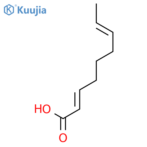 2,7-Nonadienoic acid, (2E,7E)- structure