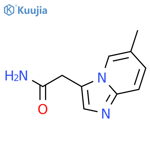 6-methyl-Imidazo[1,2-a]pyridine-3-acetamide structure