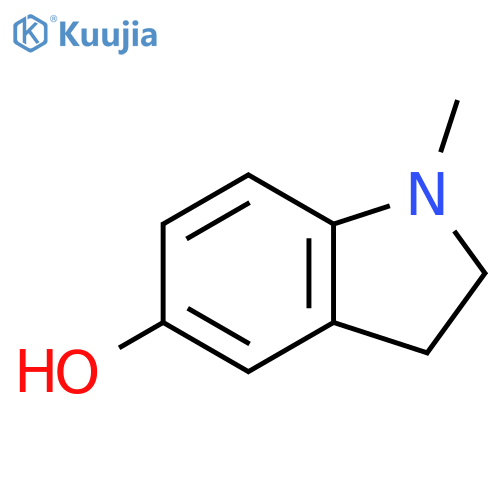 1-methyl-2,3-dihydro-1H-indol-5-ol structure