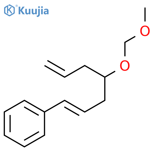 BENZENE, [(1E)-4-(METHOXYMETHOXY)-1,6-HEPTADIENYL]- structure