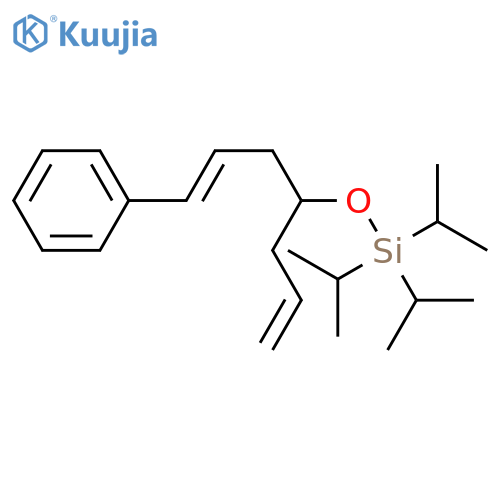 SILANE, TRIS(1-METHYLETHYL)[[(3E)-4-PHENYL-1-(2-PROPENYL)-3-BUTENYL]OXY]- structure
