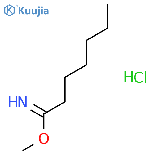 HEPTANIMIDIC ACID, METHYL ESTER, HYDROCHLORIDE structure