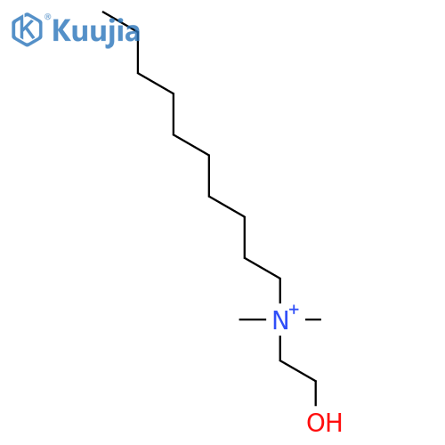 1-Decanaminium, N-(2-hydroxyethyl)-N,N-dimethyl- structure