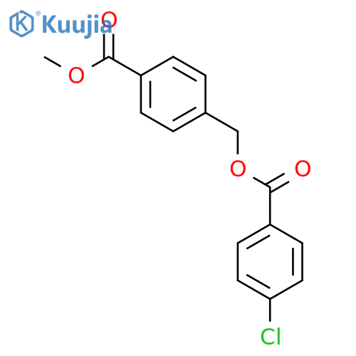 4-(methoxycarbonyl)benzyl 4-chlorobenzoate structure