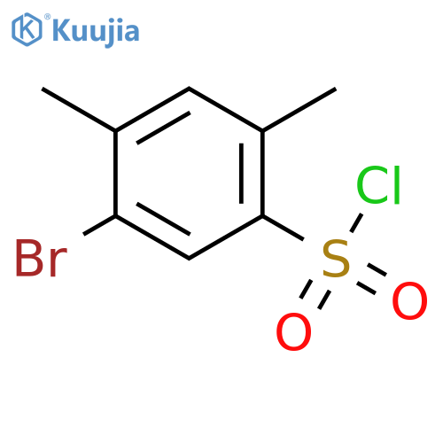 5-Bromo-2,4-dimethylbenzenesulfonyl chloride structure