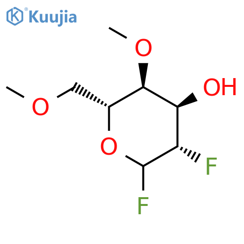 D-Altropyranosyl fluoride, 2-deoxy-2-fluoro-4,6-di-O-methyl- structure