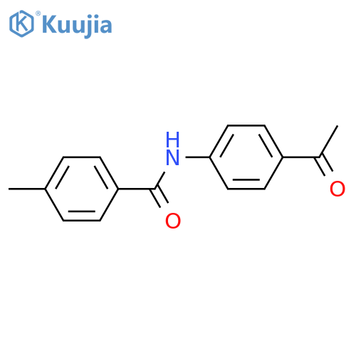 N-(4-Acetylphenyl)-4-methylbenzamide structure