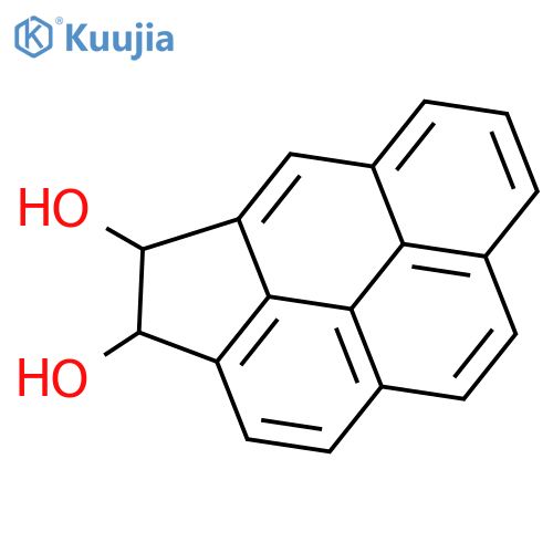 Cyclopenta[cd]pyrene-3,4-diol,3,4-dihydro-, (3R,4R)-rel- structure