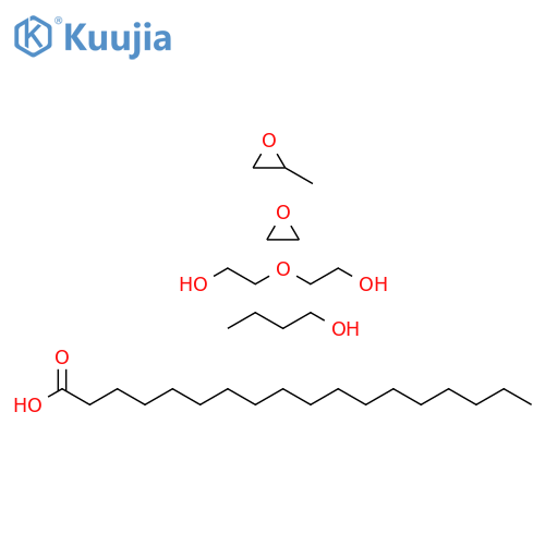 Oxirane,methyl-,polymerwithoxirane,etherwith2,2'-oxybis[ethanol](2:1),monooctadecanoate,butylether structure