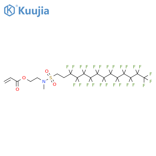 2-Propenoic acid,2-[methyl[(3,3,4,4,5,5,6,6,7,7,8,8,9,9,10,10,11,11,12,12,13,13,14,14,14-pentacosafluorotetradecyl)sulfonyl]amino]ethylester structure