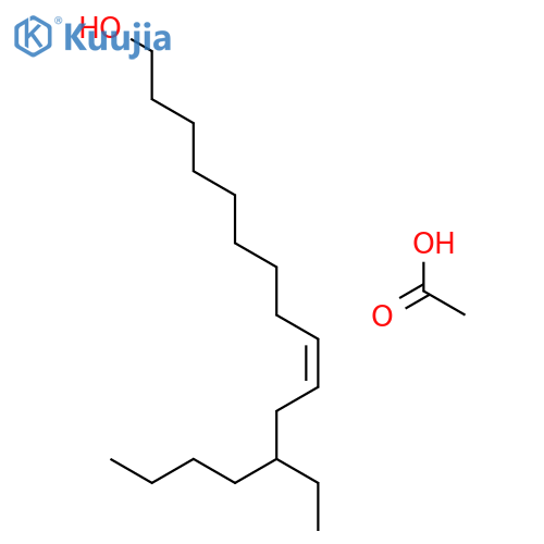 9-Hexadecen-1-ol, 12-ethyl-, acetate, (Z)- structure