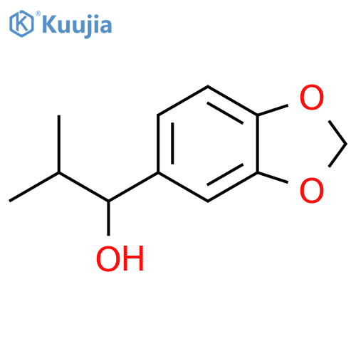 1-benzo[1,3]dioxol-5-yl-2-methyl-propan-1-ol structure
