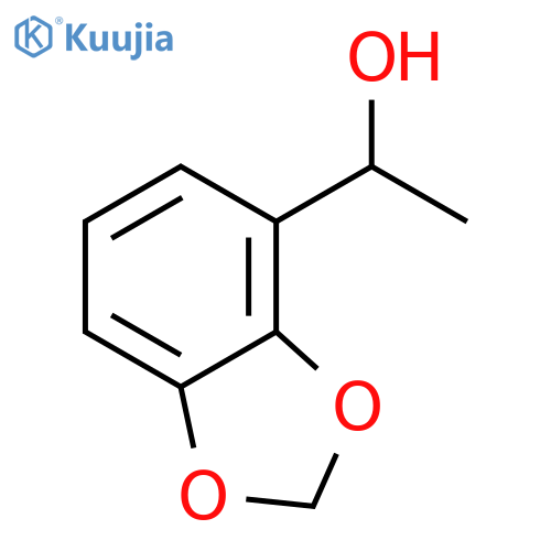 a-Methyl-1,3-benzodioxole-4-methanol structure