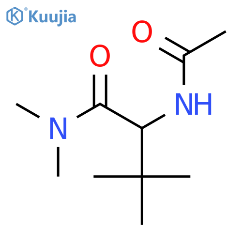 N~2~-acetyl-N,N,3-trimethylvalinamide structure