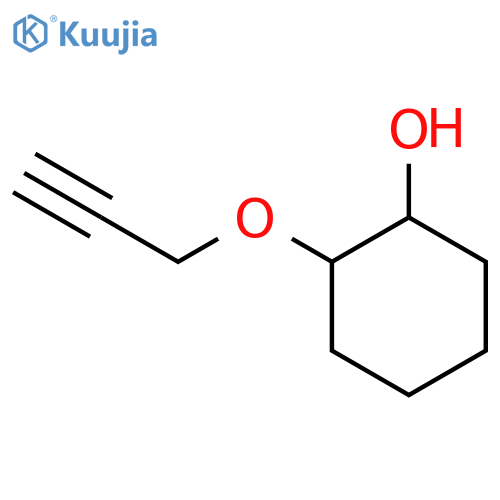 2-(prop-2-yn-1-yloxy)cyclohexanol structure