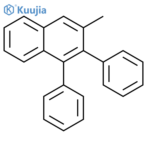 Naphthalene, 3-methyl-1,2-diphenyl- structure