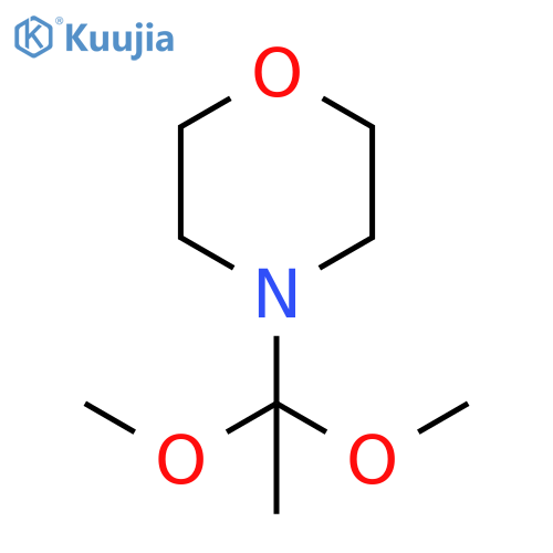 Morpholine, 4-(1,1-dimethoxyethyl)- structure