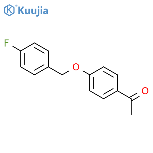 1-{4-(4-Fluorobenzyl)OxyPhenyl}-1-Ethanone structure