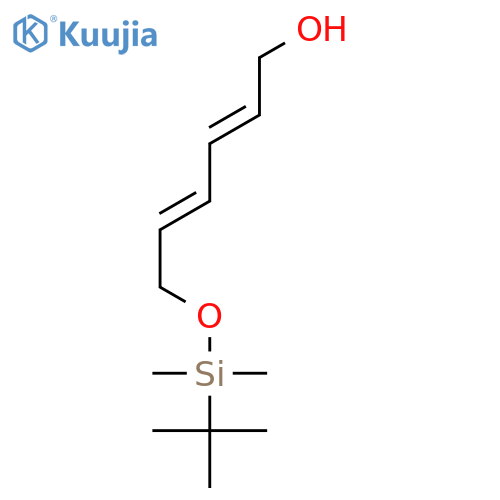 2,4-Hexadien-1-ol, 6-[[(1,1-dimethylethyl)dimethylsilyl]oxy]-, (E,E)- structure