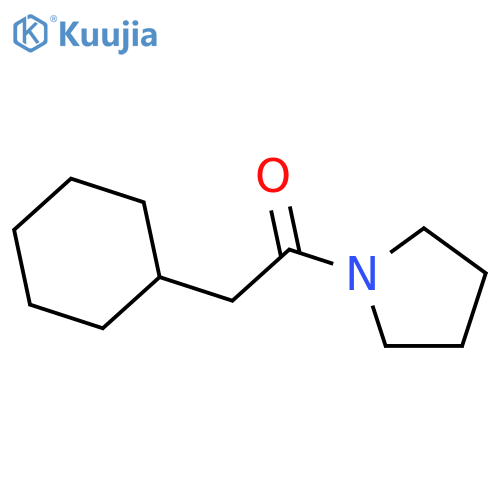 Pyrrolidine, 1-(cyclohexylacetyl)- structure