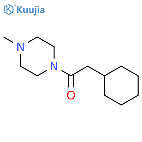 Piperazine, 1-(cyclohexylacetyl)-4-methyl- structure