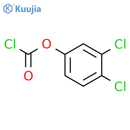3,4-dichlorophenyl carbonochloridate structure