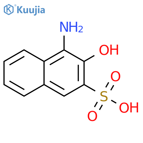 2-Naphthalenesulfonic acid, 4-amino-3-hydroxy- structure