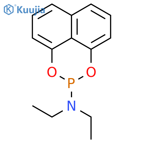 NAPHTHO[1,8-DE]-1,3,2-DIOXAPHOSPHORIN-2-AMINE, N,N-DIETHYL- structure