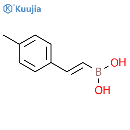 (4-Methylstyryl)boronic acid structure