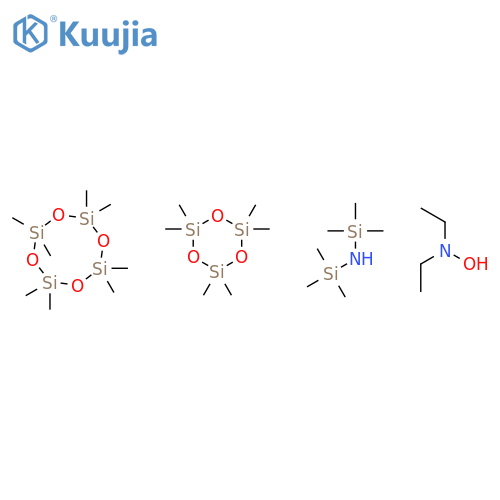 Ethanamine, N-ethyl-N-hydroxy-, reaction products with hexamethylcyclotrisiloxane, octamethylcyclotetrasiloxane and 1,1,1-trimethyl-N-(trimethylsilyl)silanamine structure